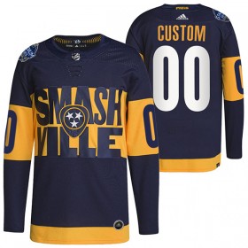 Nashville Predators Custom Adidas 2022 Stadium Series Authentic Shirt - Mannen